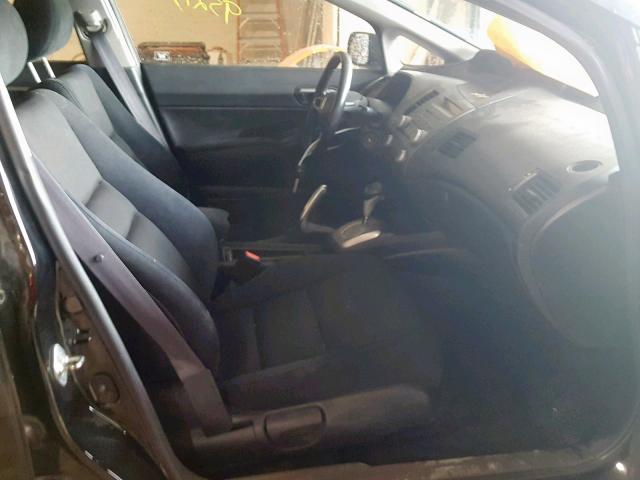 2HGFA16619H357674 - 2009 HONDA CIVIC LX-S 黑色 照片 5