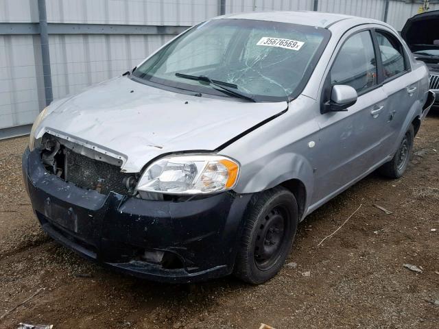 KL1TD56618B085951 - 2008 CHEVROLET AVEO BASE Күміс фото 2