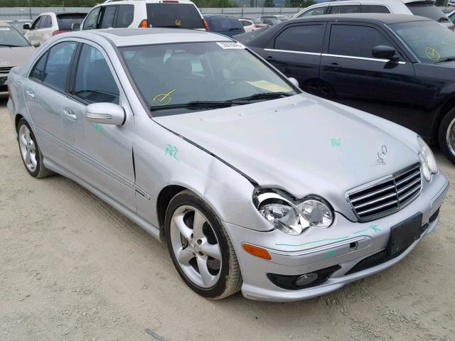 WDBRF52H06F821674 - 2006 MERCEDES-BENZ C 230 SILVER photo 1