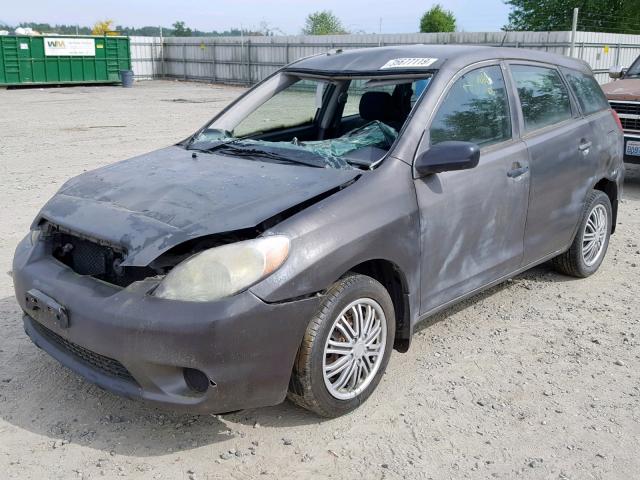 2T1KR32E57C638849 - 2007 TOYOTA COROLLA MA GRAY photo 2