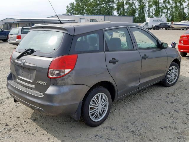 2T1KR32E57C638849 - 2007 TOYOTA COROLLA MA GRAY photo 4