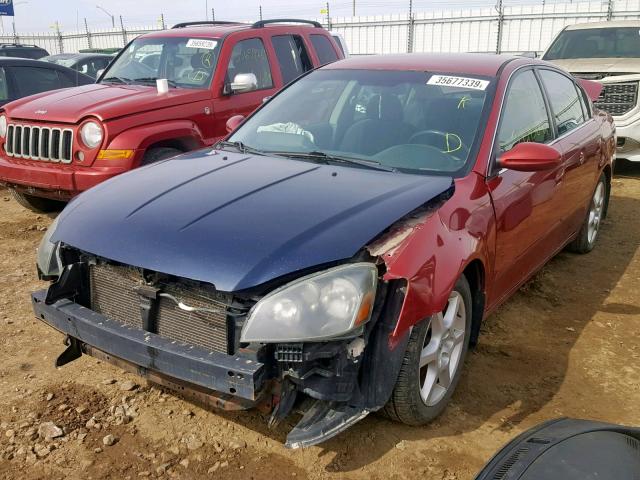 1N4BL11E23C111576 - 2003 NISSAN ALTIMA SE RED photo 2