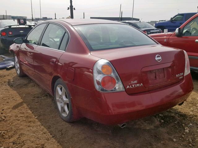 1N4BL11E23C111576 - 2003 NISSAN ALTIMA SE RED photo 3