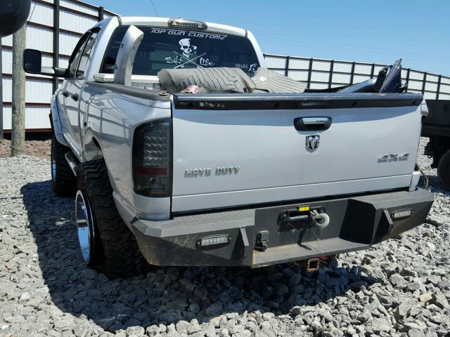 1D7KS28C86J241195 - 2006 DODGE RAM 2500 S GRAY photo 3