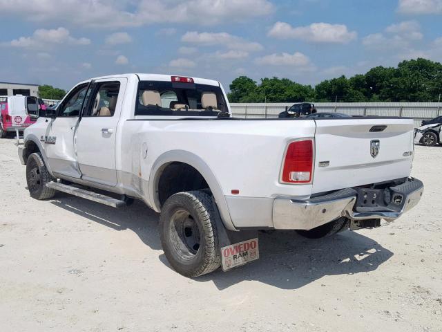 3C63RRJL2EG124619 - 2014 RAM 3500 LARAM WHITE photo 3