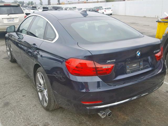 WBA4F9C31HG813180 - 2017 BMW 430XI GRAN BLUE photo 3