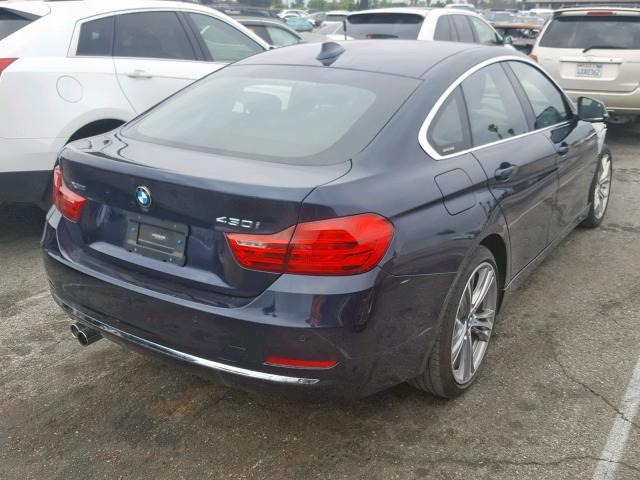 WBA4F9C31HG813180 - 2017 BMW 430XI GRAN BLUE photo 4