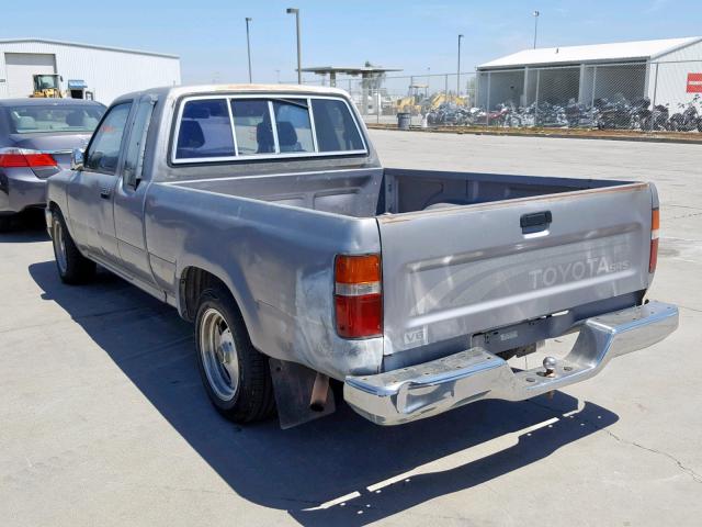 JT4VN93G7P5035149 - 1993 TOYOTA PICKUP 1/2 GRAY photo 3