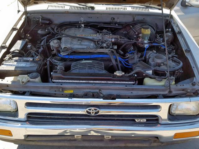 JT4VN93G7P5035149 - 1993 TOYOTA PICKUP 1/2 GRAY photo 7