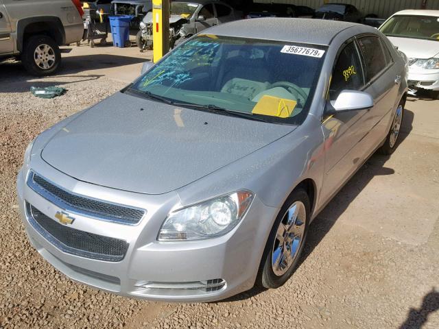 1G1ZC5EB7AF159126 - 2010 CHEVROLET MALIBU 1LT 银色 照片 2