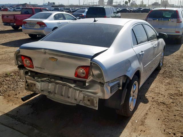 1G1ZC5EB7AF159126 - 2010 CHEVROLET MALIBU 1LT 银色 照片 4