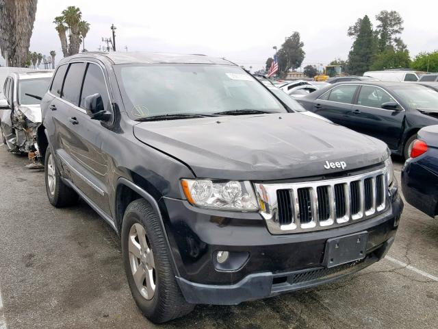 1C4RJEAG7CC180450 - 2012 JEEP GRAND CHER BLACK photo 1