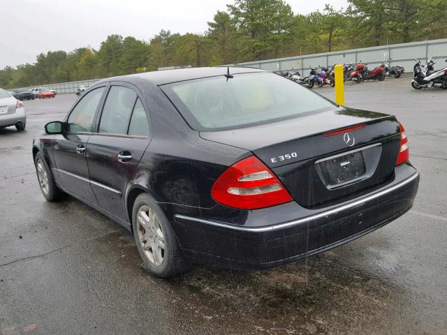 WDBUF56J96A823234 - 2006 MERCEDES-BENZ E 350 BLACK photo 3