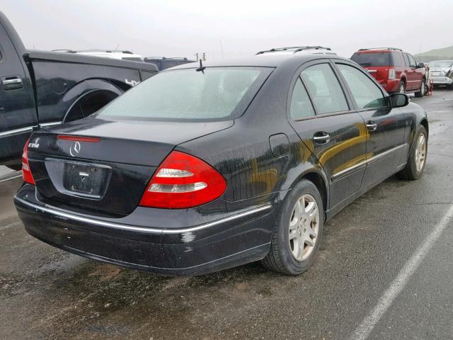 WDBUF56J96A823234 - 2006 MERCEDES-BENZ E 350 BLACK photo 4