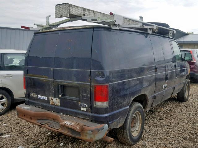 1FTNE24L9YHB59538 - 2000 FORD ECONOLINE BLUE photo 4