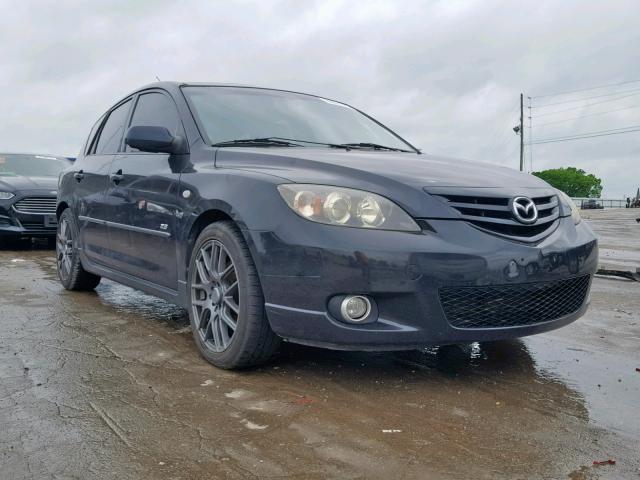 JM1BK343251300147 - 2005 MAZDA 3 HATCHBAC BLACK photo 1