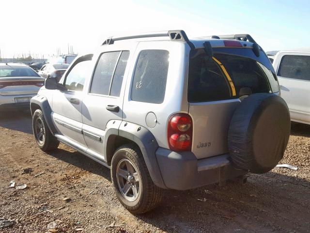 1J4GK38K95W600028 - 2005 JEEP LIBERTY RE GRAY photo 3