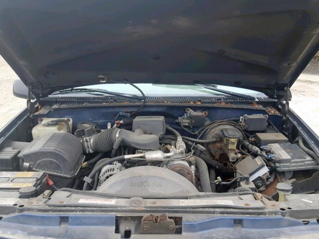 1GKEK13R8XR516052 - 1999 GMC YUKON BLUE photo 7