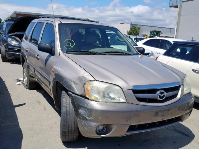 4F2YU08132KM26082 - 2002 MAZDA TRIBUTE LX BEIGE photo 1