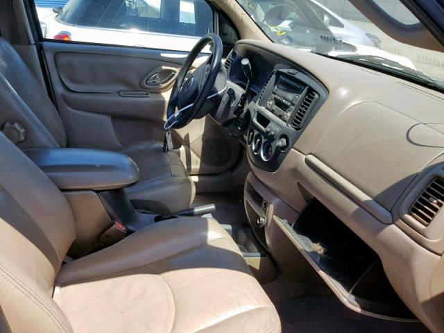 4F2YU08132KM26082 - 2002 MAZDA TRIBUTE LX BEIGE photo 5