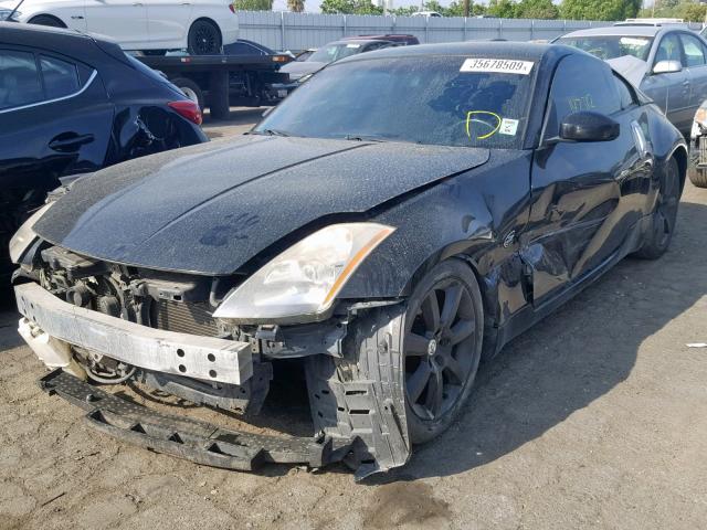 JN1AZ34D44T162925 - 2004 NISSAN 350Z COUPE BLACK photo 2