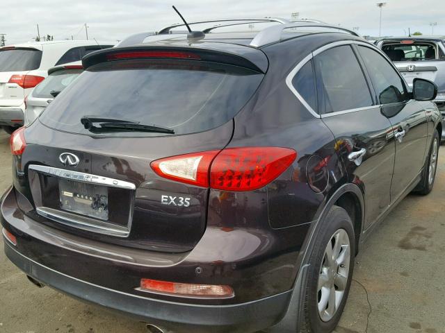 JNKAJ09E68M306347 - 2008 INFINITI EX35 BASE Bordo foto 4