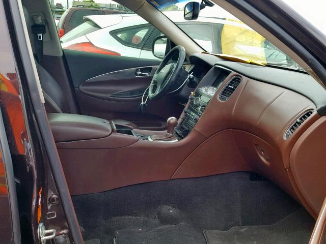 JNKAJ09E68M306347 - 2008 INFINITI EX35 BASE Bordo foto 5