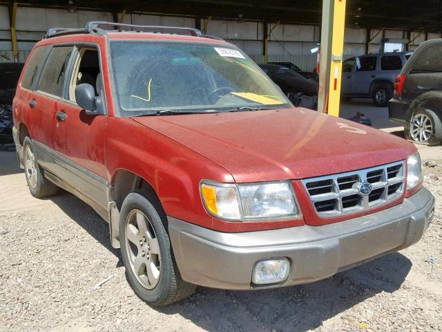 JF1SF6558XH706312 - 1999 SUBARU FORESTER S RED photo 1