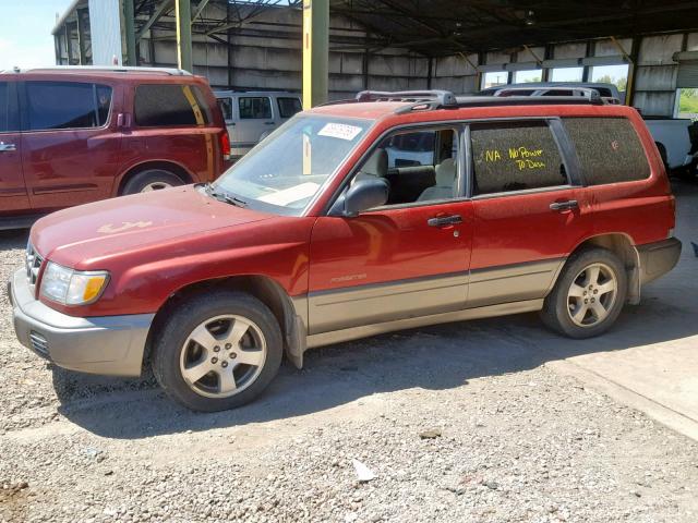 JF1SF6558XH706312 - 1999 SUBARU FORESTER S RED photo 9