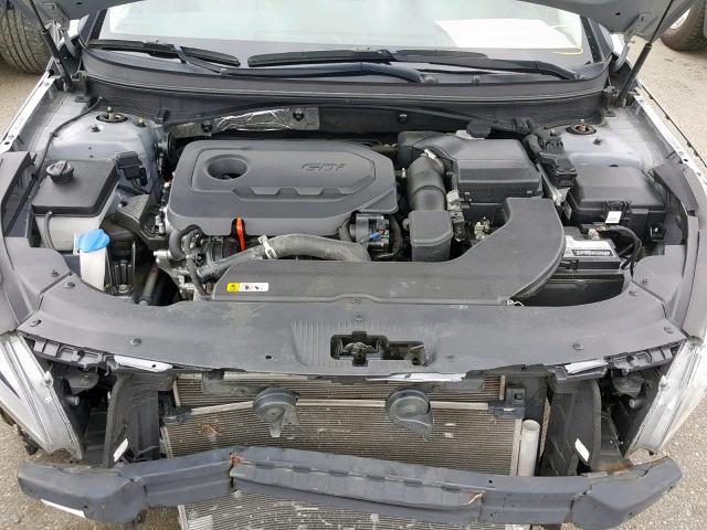 5NPE34AF0GH360986 - 2016 HYUNDAI SONATA SPO GRAY photo 7