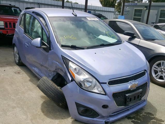 KL8CB6S91EC582601 - 2014 CHEVROLET SPARK LS PURPLE photo 1