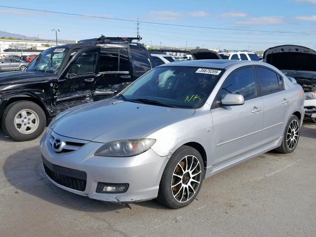 JM1BK323871622149 - 2007 MAZDA 3 S SILVER photo 2