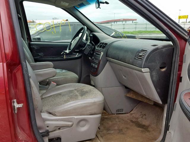 1GNDV23L05D283057 - 2005 CHEVROLET UPLANDER L 栗色 照片 5
