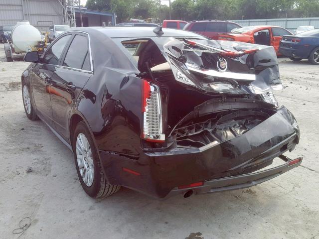 1G6DE5EY1B0160988 - 2011 CADILLAC CTS LUXURY BLACK photo 3