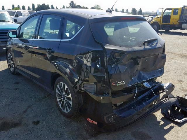 1FADP5FUXHL110056 - 2017 FORD C-MAX TITA BLACK photo 3