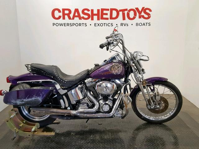 1HD1BLY30YY019769 - 2000 HARLEY-DAVIDSON FXSTS PURPLE photo 1