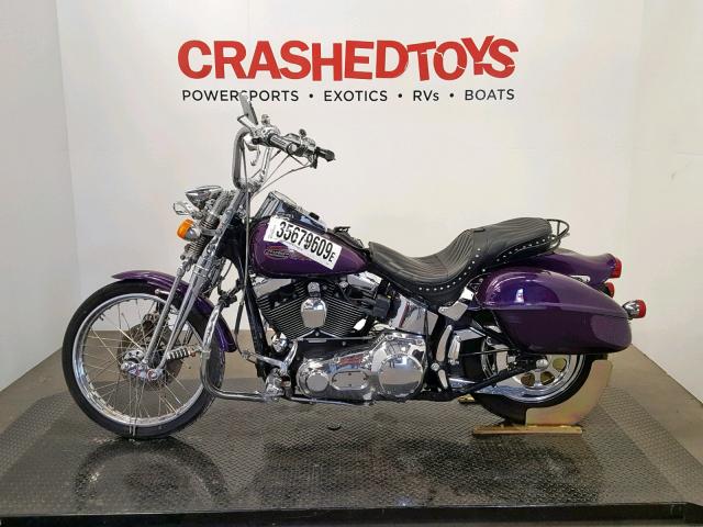 1HD1BLY30YY019769 - 2000 HARLEY-DAVIDSON FXSTS PURPLE photo 3