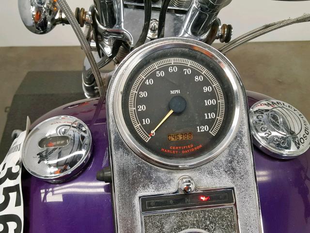 1HD1BLY30YY019769 - 2000 HARLEY-DAVIDSON FXSTS PURPLE photo 7