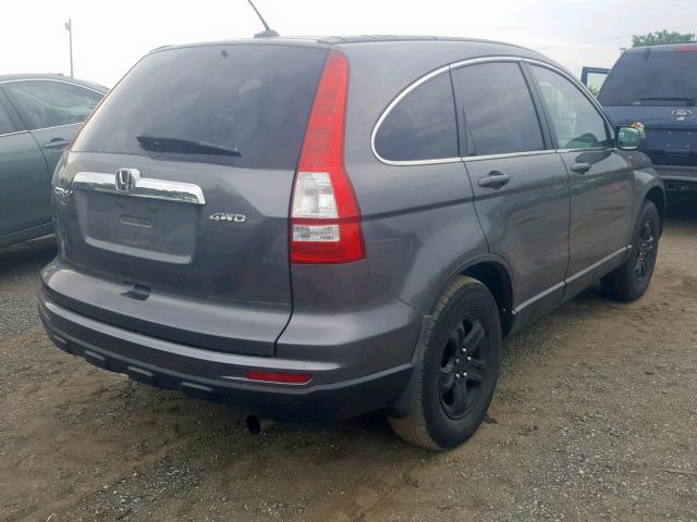 5J6RE4H77AL041088 - 2010 HONDA CR-V EXL GRAY photo 4