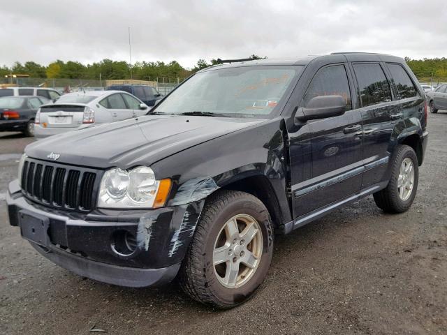 1J8GR48K27C628760 - 2007 JEEP GRAND CHER BLACK photo 2