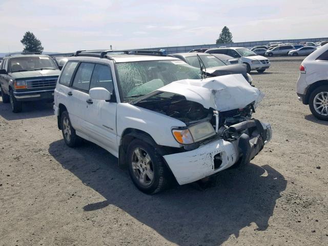 JF1SF65691H750139 - 2001 SUBARU FORESTER S WHITE photo 1