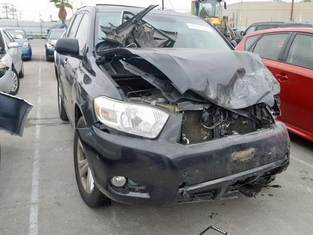 5TDYK3EH9AS023076 - 2010 TOYOTA HIGHLANDER BLACK photo 1