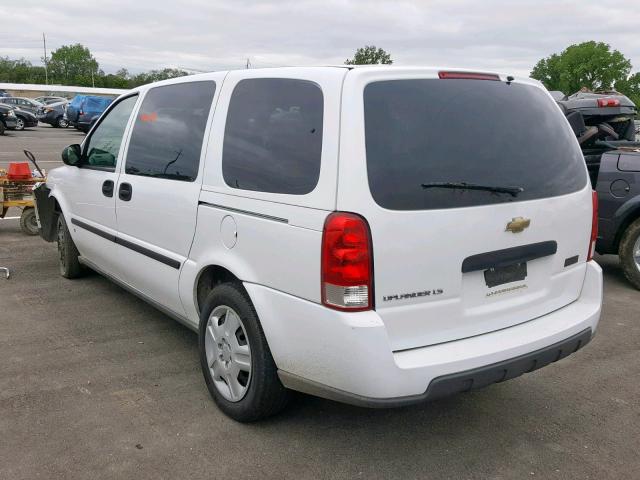 1GNDV23187D125986 - 2007 CHEVROLET UPLANDER L 白色 照片 3
