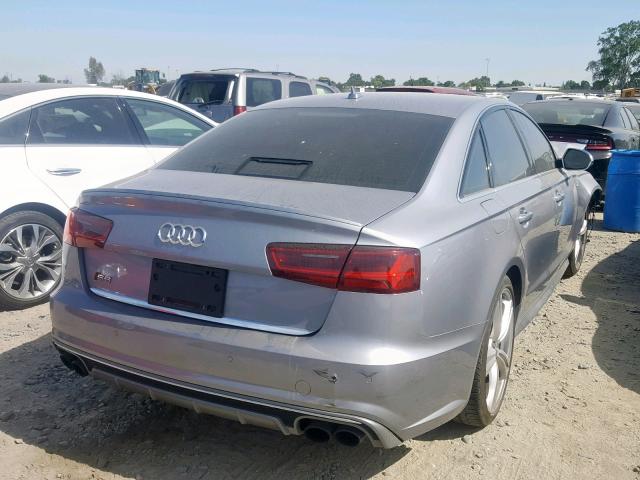 WAUH2AFC9GN086164 - 2016 AUDI S6 PRESTIG SILVER photo 4