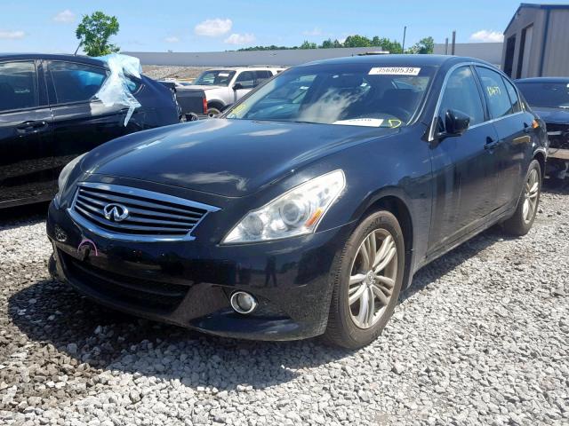 JN1DV6AP3CM812314 - 2012 INFINITI G25 BASE BLACK photo 2