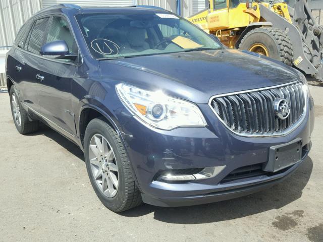 5GAKVCKD4DJ125662 - 2013 BUICK ENCLAVE BLUE photo 1