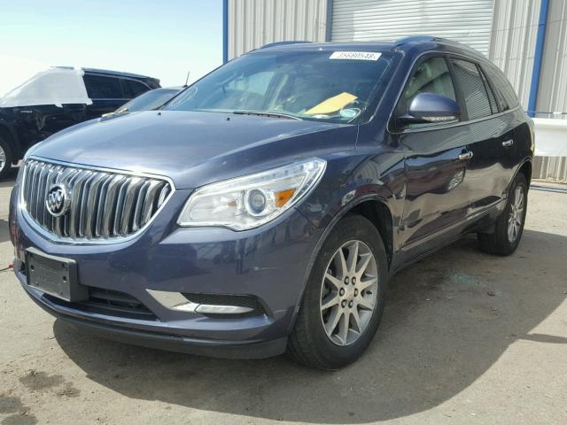 5GAKVCKD4DJ125662 - 2013 BUICK ENCLAVE BLUE photo 2