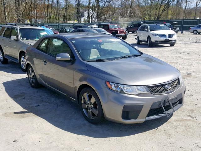 KNAFU6A23A5168136 - 2010 KIA FORTE EX GRAY photo 1