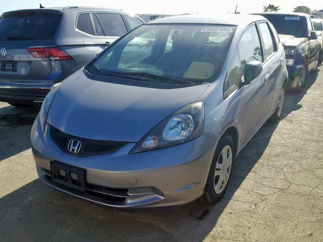 JHMGE8G25AS025888 - 2010 HONDA FIT GRAY photo 2