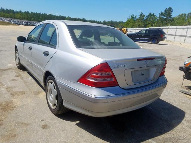 WDBRF81J43F410781 - 2003 MERCEDES-BENZ C 240 4MATIC  photo 3